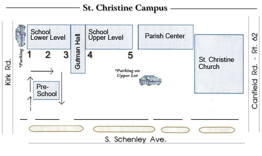 St. Christine Campus Map